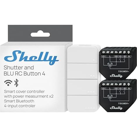 Motoriduttore per tapparelle Shelly shutter x2 controllo wifi bluetooth (1/3)