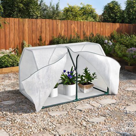 Serre de jardin en acier PE-plastique 99 x 71 x 60 cm (1/5)