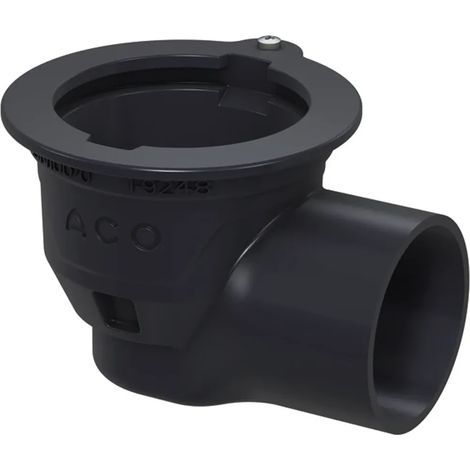 ACO Bodenablauf Passavant DN100/1,5 Grad/1,6l/s/Halter./Anstrich, 5569.20.20