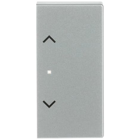 Busch-Jaeger Bascule double gauche/droite, avec symbole "Jalousie" symbole "Jalousie" double argent aluminium - plateforme 63 (6232-20-83), 2CKA006220A0054