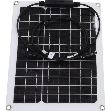 Système Photovoltaïque Monocristallin de Panneau Solaire Flexible étanche de 15 W pour Bateaux de Pêche RV (1/5)