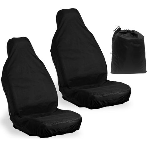 2 x Housse Siege Voiture Avant Protection,Nylon Couverture siège conducteur Voiture Universelle étanche, Couvre Siege Auto Lavable Protecteur pour La Course Et Les Animaux Domestiques. (1/5)
