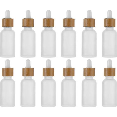 12 tragbare Glasflaschen