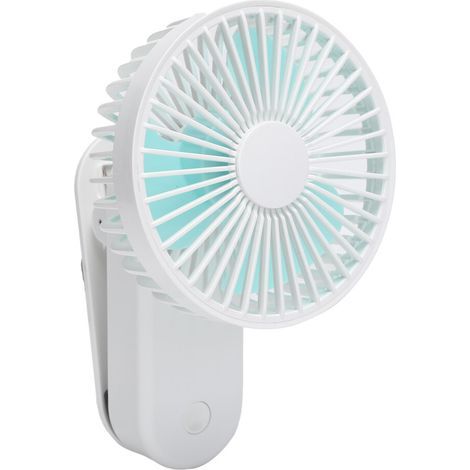 Ventilateur d'aromathérapie portable avec fonction clip, couvercle en maille détachable, flux d'air puissant, faible bruit, durabilité longue durée et équipé d'une batterie rechargeable de 1200 mAh. (1/4)