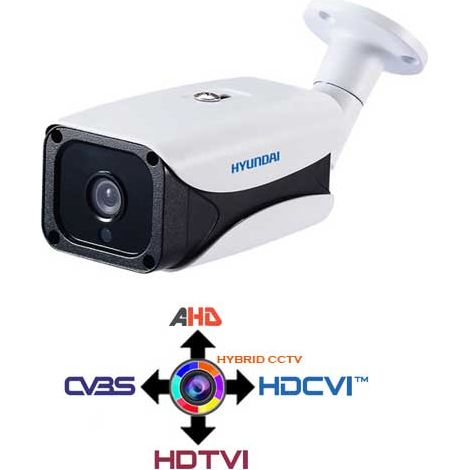 Bullet Camera CCTV 2.8mm HYUNDAI 4IN1 IBRIDA 2.4Mpx HD@1080p IP66