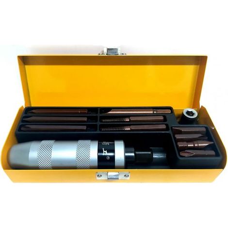 CACCIAVITE IMPATTO 1/2 PERCUSSIONE VITI BULLONI PROFESSIONALE 12 PEZZI (1/5)