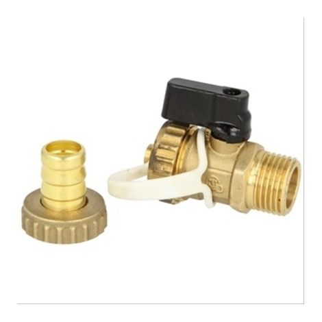 Robinet à bille KFE solaire M1/2'' non auto-étanche en laiton