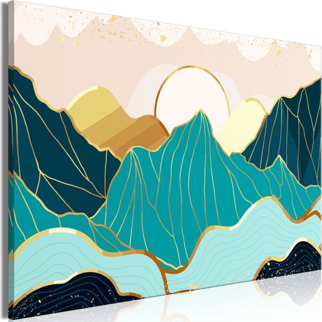 Tableau - Pâturages verts (1 partie) large (1/3)