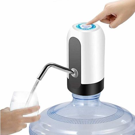 Electric water bottle pump. Automatic, USB-powered water dispenser. 30-day battery life. Portable water bottle dispenser for 2-5 gallon bottles. (1/5)