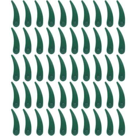 Lot de 50 lames de rechange en plastique pour coupe-bordures Bosch Durablade Art 23-18 LI Art 26-18 LI (1/5)