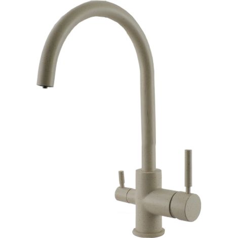 Rubinetto da cucina Shurity 350 3 vie 3/8” Granito Avena (1/4)