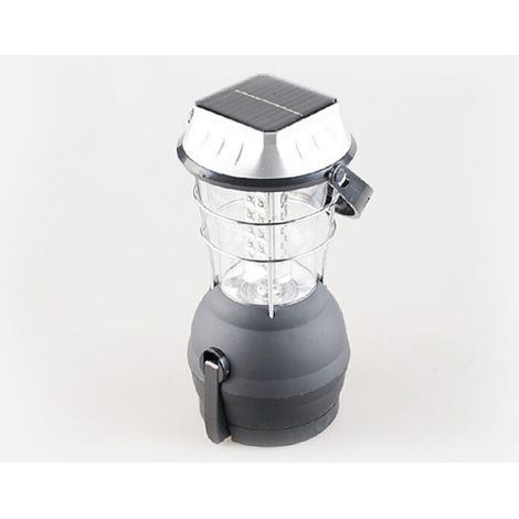 Wiederaufladbare Solar-Campinglampe, Outdoor-Taschenlampe, Campinglaterne, 5 Lademöglichkeiten, für Camping, Wandern, Rettungseinsätze, Angeln, Höhlenforschung