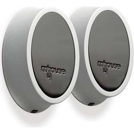 Photocellules MHOUSE NICE PH100 pour Portail – Paire de Cellules Infrarouges Auto Synchronisées pour Portail et Garage – Portée 10m – Compatible ECSBus MHOUSE NICE