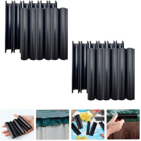 24 Pièces Clips de Fixation pour Couverture de Piscine Lot de Clips Antivents pour Hiver Accessoires de Protection pour Hors Sol et Cadres Métalliques (1/5)