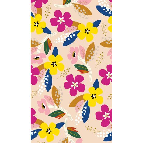 A.S. Creation Fototapete Livingwalls The Wall II 392091 Ein Motiv pro Rolle 2.80 x 1.59 m Blumenoptik Bunt (1/3)