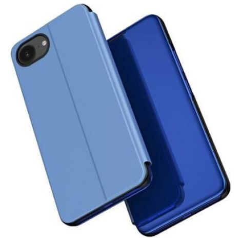 Coque Clear View - iPhone 16e - Rabat Transparent - Bleu - 15 x 7,5 x 1,5 cm - 50 g (1/5)