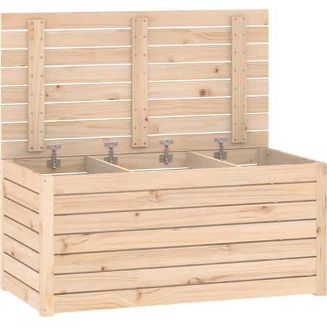 Jardinera de jardín 101 x 50,5 x 46,5 cm madera maciza de pino 020012986 (1/5)