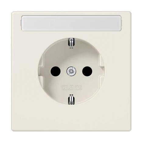 Jung Presa SCHUKO®, 16 A 250 V , con campo di scrittura, SAFETY+, termoindurente, serie LS, bianco LS 1520 KINA