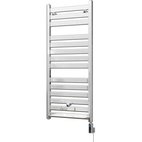 Capri - Chrome Electric Towel Rail H1147mm x W500mm Straight 300w Thermostatic WIFI (1/3)