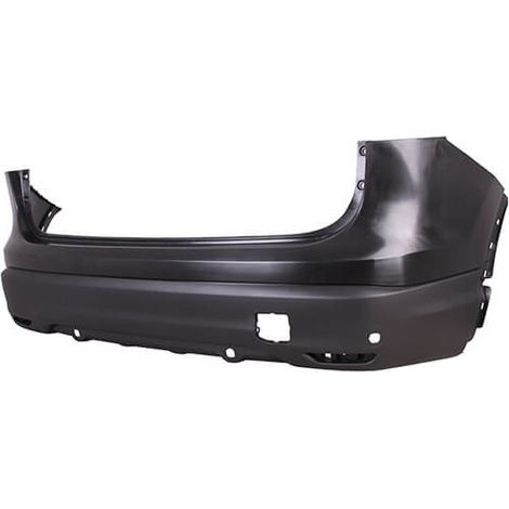 Pare-choc arrière noir avec trous radars Nissan Qashqai 2 phase 1 2014-2017