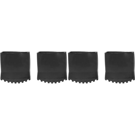 4pièces Patins Antidérapants Caoutchouc Pour Échelles Embouts De Pour Escabeau Couvre Résistants Et Accessoires De Sécurité Pour Maison Et Travail (1/5)