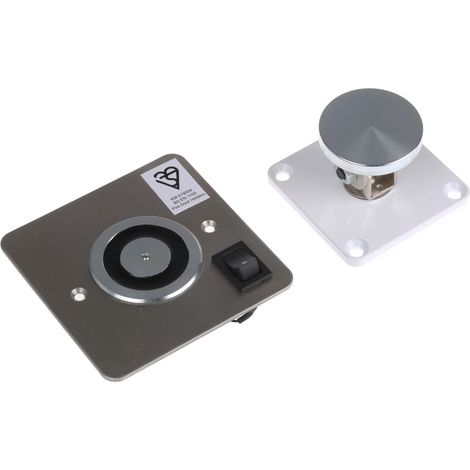 Aimant de porte pour contrôle d'accès RS PRO 24V c.c., 100lb ( Prix pour 1 )