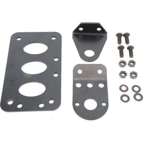 Support de feu arrière universel rétro pour moto, support de cadre de plaque d'immatriculation B (1/5)