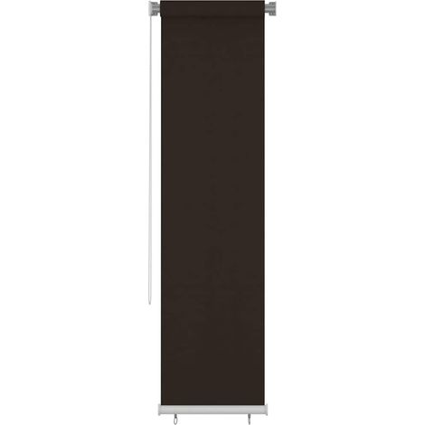 vidaXL Store roulant d'extérieur 65 (l) x 230 (H) cm HDPE marron
