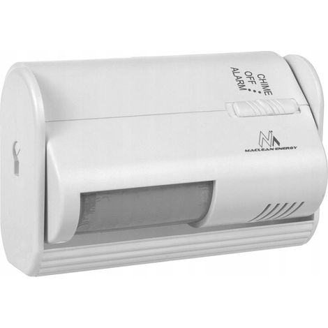 Alarma de entrada inalámbrica, sensor PIR, alcance de 8 m, 9 V CC, alarma de 70 dB. (1/5)