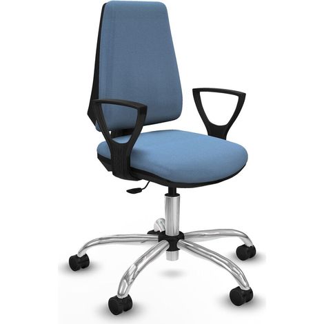 Sedia da Ufficio Elche CP bali Piqueras y Crespo BFN056N Blu cielo (1/5)