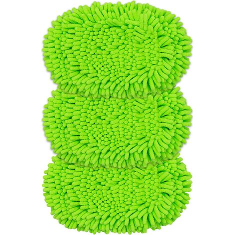 Balais Serpillières Reutilisable Compatible avec Swiffer Sweeper,Tampon à Vadrouille Lavables Têtes de Rechange Microfibres pour Nettoyer (1/4)