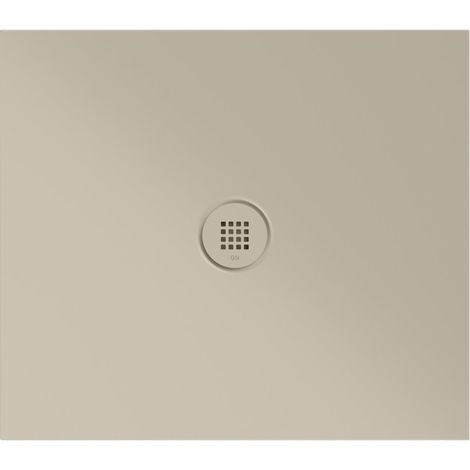 Receveur de douche rectangulaire en céramique 80x70x2cm, blanc mat