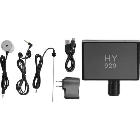 Détecteur de fuites de canalisations à double sonde, professionnel, haute sensibilité, rechargeable, prise UE 110-240 V (1/5)