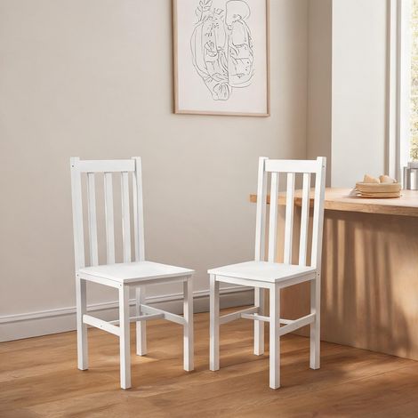 Chaise de salle à manger en madeira de Pinho 38,5 x 47,5 x 99 cm (1/5)