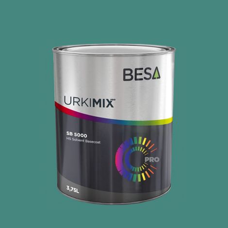 Pot de peinture Polyuréthane / bi composant Turquoise Menthe RAL 6033 Brillant - 150 gr
