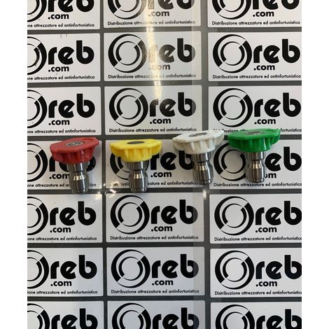 Set 4 Ugelli per Idropulitrice 0° – 15° – 25° – 40° (1.25)