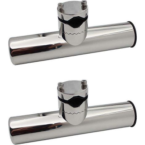 Support de canne à pêche pour bateau (2 pièces) - Fixation sur rail (1/5)
