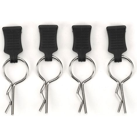 Lot de 5 pinces de fixation pour carrosserie RC 1/5 1/8, support de montage noir compatible Traxxas (1/5)