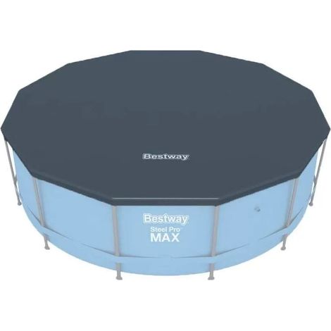 TELO DI COPERTURA SUPERIORE PER PISCINA TONDA CON TELAIO BESTWAY D.366 -58037 (1/10)