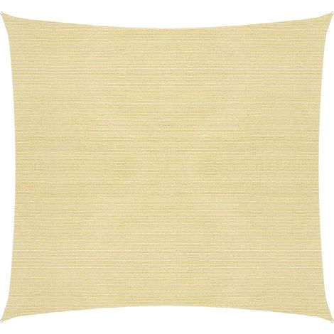 Vela in tessuto per ombrellone 160 g/m² HDPE 4 x 4 m beige 020008979