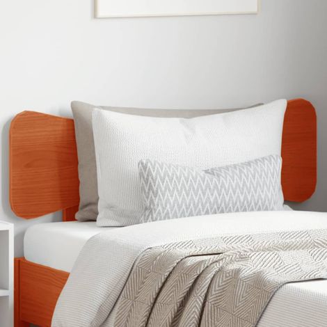 Headboard Wax Brown 75 cm Solid Wood Pine vidaXL (1/5)