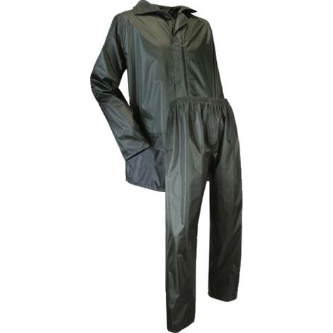 Set da pioggia + giacca impermeabile LMA Averse Cachi XXL