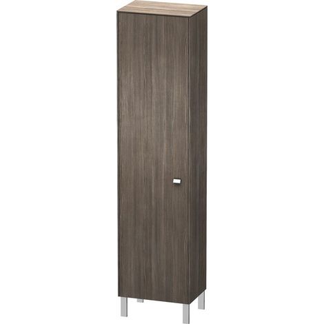 Duravit Brioso Armadio per mezza altezza Individual, 1 anta, incernierato a sinistra, 2 ripiani in legno, 2 ripiani in vetro, altezza min. 133, cm - max. 201,0 cm, larghezza min. 27,0 cm - max. 52,0 cm, profondità min. 19,6 cm - max. 35,9 cm, Colore (anteriore/corpo): Pine Terra decor, maniglia cromata - BR1342L1051