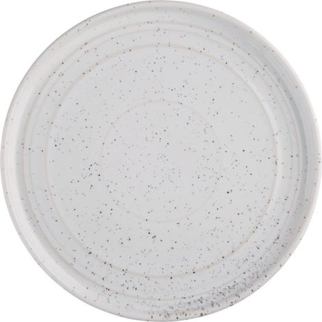 Assiettes Plates Rondes Cavolo Blanc Moucheté 220mm (Lot de 6) - Ref FD903 - Olympia (1/5)
