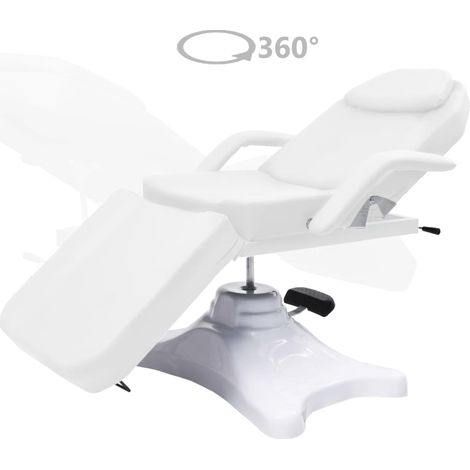 Table de massage Blanc 180x62x(86,5-118) cm (1/5)