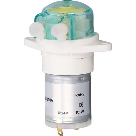 Pompe péristaltique compacte 5W débit 122ML/MIN 24V pour laboratoire hydroponie, pompe à liquide à engrenages bas débit (1/5)