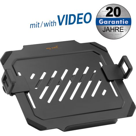 my Wall HLA3L Soporte Adaptador para Montaje de Monitor, Soporte para Ordenador portátil, Brazo ergonómico, Soporte Universal para Ordenador portátil, Soporte VESA para portátil