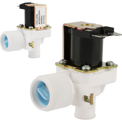 Vanne électrovanne d'admission d'eau pour lave-linge FCD270A, 220V/240V AC, raccord BSPP 3/4" (1/5)