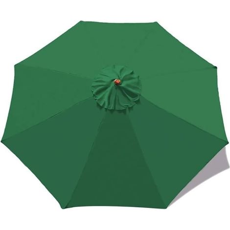 Toile de rechange pour parasol - ANNEFLY - 3M - Vert encre - Étanche et anti-UV (1/4)
