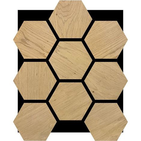 Pannello acustico da parete per interni 62x76 cm in MDF su feltro di poliestere, finitura rovere chiaro, 0,47 m² (SATAKUPANLOTHE
